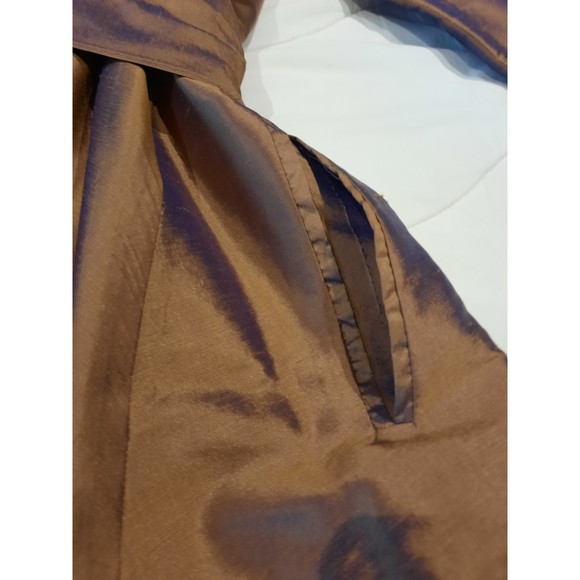 Sara Campbell Designer Dress Silk Shirt Dress Size 6 - Picture 6 of 6